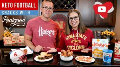 🏈 Keto Football Snacks 🏈 With Real Good Foods Mini-Pizzas & Poppers (Plus, Our Keto Sliders Recipe)