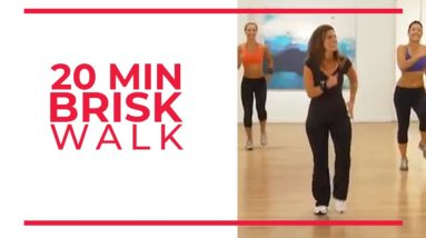 20 Minute Brisk Walk | Walk at Home Workouts