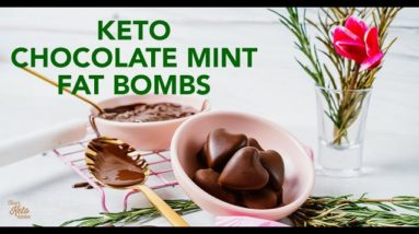 Keto Chocolate 🍫 Mint Fat Bombs 👩‍🍳  Packed with Ketone Boosting MCTs from Health Coach Tara