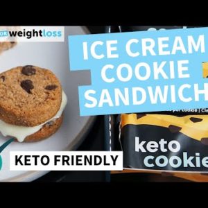 Quarantine Keto Ice Cream Sandwiches | Perfect Keto Chocolate Chip Cookies