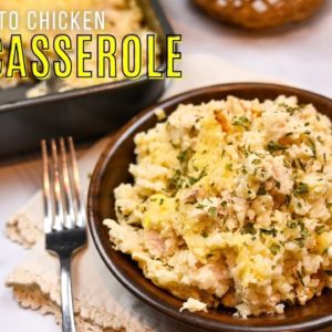 Keto Chicken & 'Rice' Casserole | The Perfect Keto Casserole For Your Leftover Thanksgiving Turkey