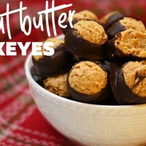 Low-Carb Peanut Butter Buckeyes 🎄The Perfect Keto Christmas Candy | 1 Net Carb Per Buckeye