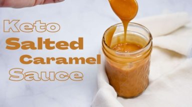 Keto Salted Caramel Sauce 👩‍🍳 | Easy Sugar Free Caramel Sauce With Allulose | Sugar Free Caramel