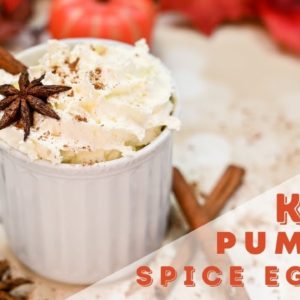 Keto Pumpkin Spice Eggnog (1 Net Carb) Homemade Cooked Eggnog That's Sugar-Free + Can Be Dairy-Free