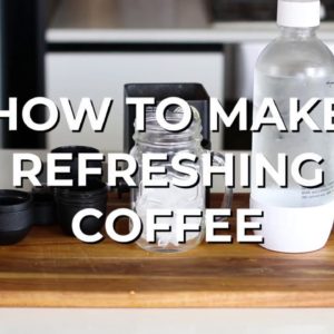 How To Make Coffee With Sparkling Water - Quick Recipe Video