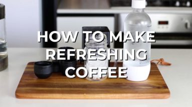 How To Make Coffee With Sparkling Water - Quick Recipe Video