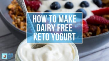 How To Make Dairy Free Keto Yogurt - So Creamy!