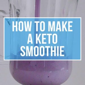 How To Make Keto Blueberry Smoothie - Deliciously Creamy