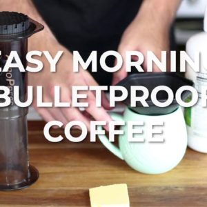How To Make Keto Bulletproof Coffee - Quick Keto Recipe Video