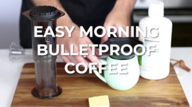How To Make Keto Bulletproof Coffee - Quick Keto Recipe Video