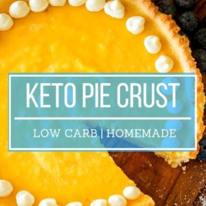 How To Make Keto Pie Crust - Homemade Flakey Low Carb Pie Crust