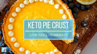 How To Make Keto Pie Crust - Homemade Flakey Low Carb Pie Crust