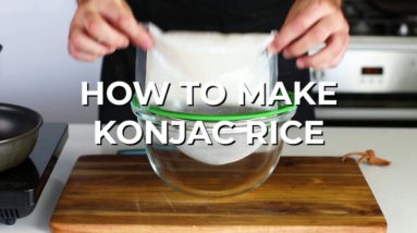 How To Make Konjac Rice - Quick Keto Recipe Video