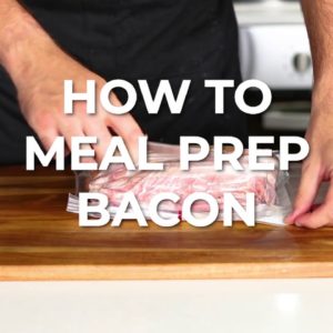 How To Meal Prep Bacon - Quick Keto Recipe Video