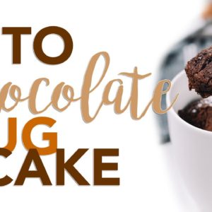 Keto Chocolate Mug Cake 🍫 Moist and delicious!