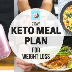 KETO DIET Meal Plan - 7 DAY FULL MEAL PLAN for WEIGHT LOSS
