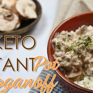 Keto Instant Pot Stroganoff | Keto Copycat of Lawry's Beef Stroganoff Mix