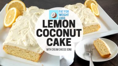 Keto Lemon Pound Cake - Coconut Flour Cake