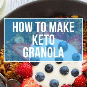 Keto Low Carb Granola | CRUNCHY BREAKFAST CEREAL