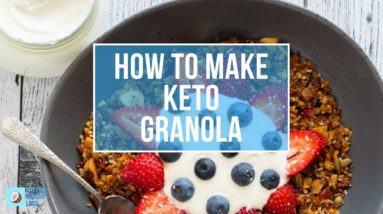 Keto Low Carb Granola | CRUNCHY BREAKFAST CEREAL
