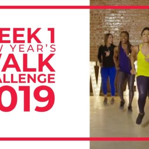 New Year's Walk Challenge 2019 - Week 1 | Walk at Home