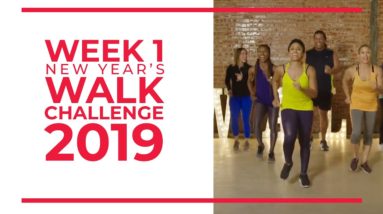 New Year's Walk Challenge 2019 - Week 1 | Walk at Home