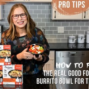 How To Power Up The Real Good Foods Chicken Burrito Bowl For The Keto Diet With Health Coach Tara