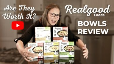 Real Good Foods Bowls Review | Are They Worth It? | With Health Coach Tara (& Jeremy) | 2020