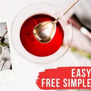 Easy Sugar Free Simple Syrup | 5 Minutes | 0 Net Carb | Easy Keto Simple Syrup Recipe