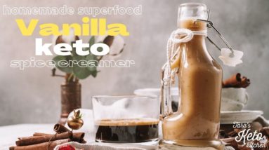 Superfood Vanilla Spice Keto Creamer (1 Carb) | A Keto Coffee Creamer from Health Coach Tara