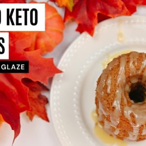 Spiced Keto Donuts With Maple Glaze - An Easy Keto Dessert Recipe from Health Coach Tara