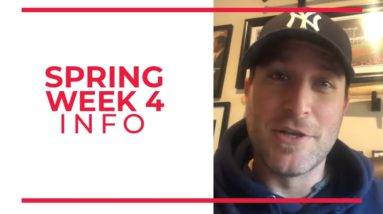 Walk At Home Spring Training Challenge - Week 4 Information Video