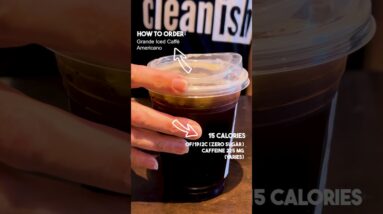 Top 5 HEALTHIEST Starbucks Drinks For Weight Loss #shorts